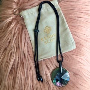 Kendra Scott Jolie Navy Gunmetal Indigo Illusion